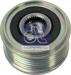 DT Spare Parts 12.72054 - Шкив генератора, муфта autospares.lv