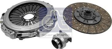 DT Spare Parts 3.94029 - Комплект сцепления autospares.lv