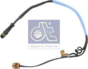 DT Spare Parts 3.96452 - Сигнализатор, износ тормозных колодок autospares.lv