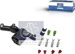 DT Spare Parts 3.93302 - Вилка, штекер прицепа autospares.lv