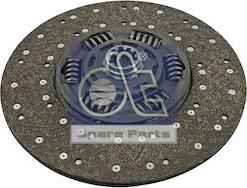 DT Spare Parts 3.40028 - Диск сцепления, фрикцион autospares.lv