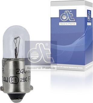 DT Spare Parts 3.32908 - Лампа накаливания, стояночные огни / габаритные фонари autospares.lv