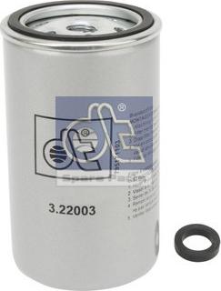 DT Spare Parts 3.22003 - Топливный фильтр autospares.lv