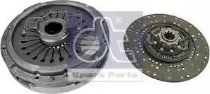 DT Spare Parts 2.93093 - Комплект сцепления autospares.lv