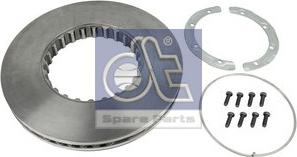 DT Spare Parts 2.40550 - Тормозной диск autospares.lv