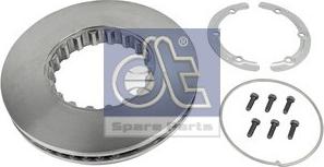 DT Spare Parts 2.40552 - Тормозной диск autospares.lv