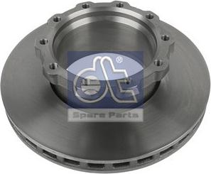 DT Spare Parts 2.40557 - Тормозной диск autospares.lv