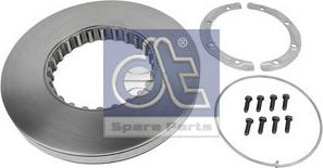 DT Spare Parts 2.40345 - Тормозной диск autospares.lv