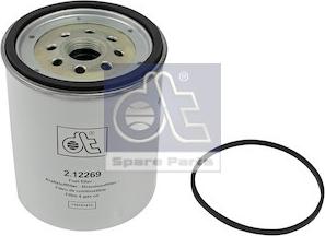 DT Spare Parts 2.12269 - Топливный фильтр autospares.lv