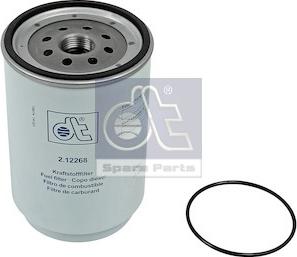 DT Spare Parts 2.12268 - Топливный фильтр autospares.lv