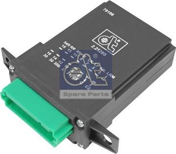 DT Spare Parts 2.25285 - Реле аварийной световой сигнализация autospares.lv