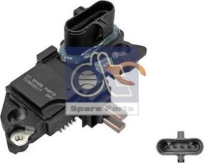 DT Spare Parts 2.21004 - Регулятор напряжения, генератор autospares.lv