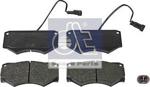 DT Spare Parts 7.92623 - Тормозные колодки, дисковые, комплект autospares.lv