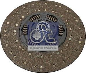 DT Spare Parts 7.18007 - Диск сцепления, фрикцион autospares.lv