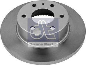 DT Spare Parts 7.36038 - Тормозной диск autospares.lv