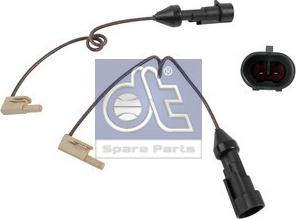 DT Spare Parts 7.36208 - Сигнализатор, износ тормозных колодок autospares.lv
