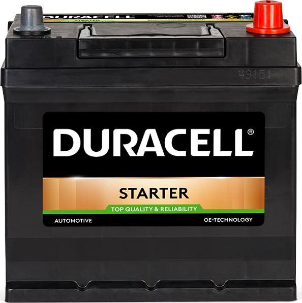 DURACELL 010545770801 - Стартерная аккумуляторная батарея, АКБ autospares.lv