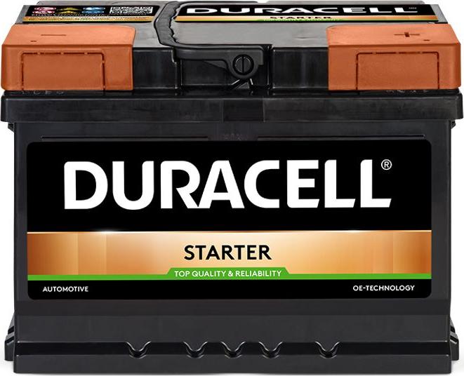 DURACELL 010555190801 - Стартерная аккумуляторная батарея, АКБ autospares.lv