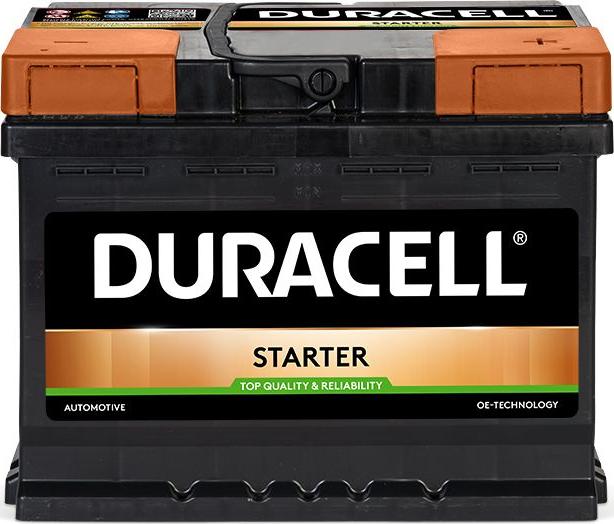 DURACELL 010562190801 - Стартерная аккумуляторная батарея, АКБ autospares.lv