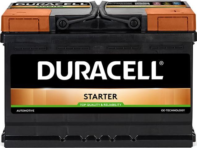 DURACELL 010572120801 - Стартерная аккумуляторная батарея, АКБ autospares.lv