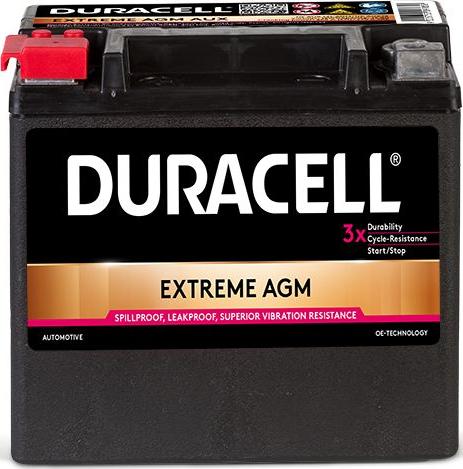 DURACELL 025514000801 - Стартерная аккумуляторная батарея, АКБ autospares.lv