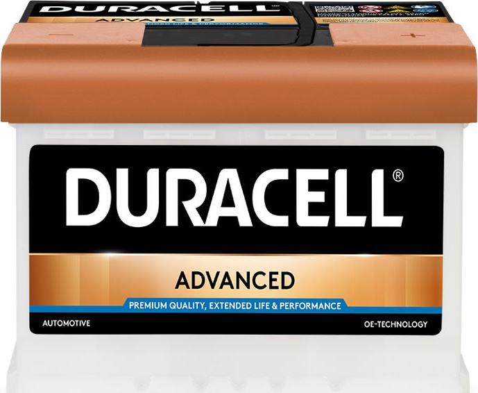 DURACELL 013550400801 - Стартерная аккумуляторная батарея, АКБ autospares.lv