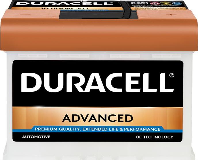 DURACELL 013563400801 - Стартерная аккумуляторная батарея, АКБ autospares.lv