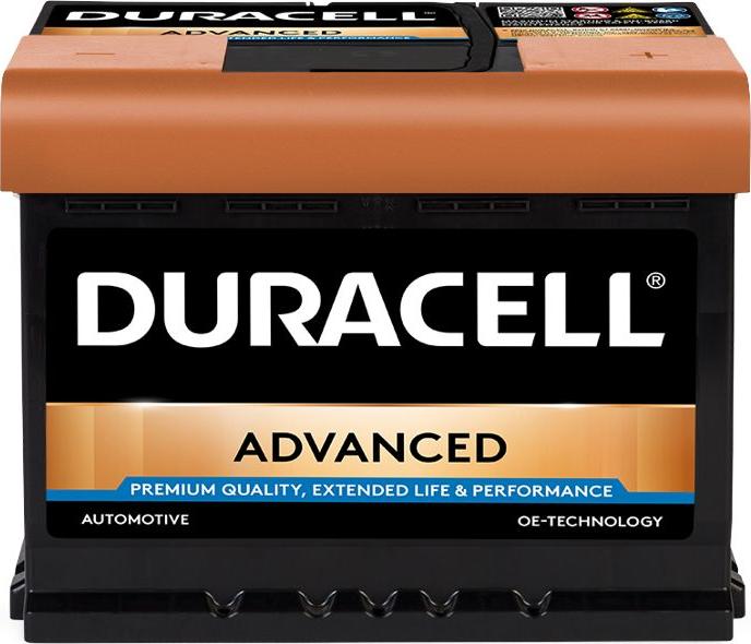 DURACELL 013563420801 - Стартерная аккумуляторная батарея, АКБ autospares.lv