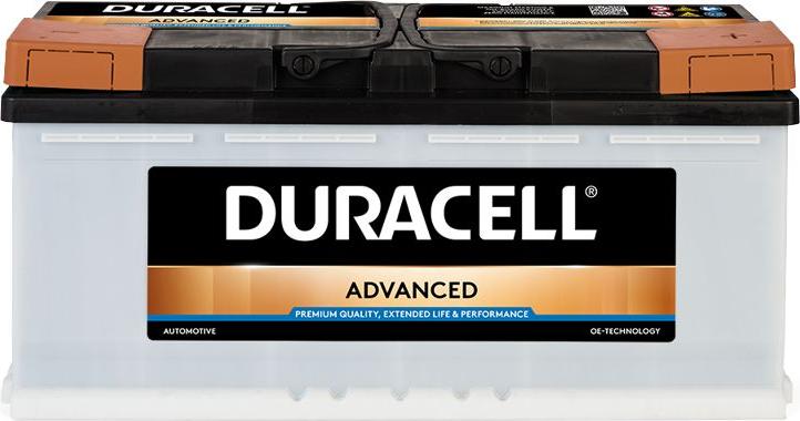 DURACELL 013610400801 - Стартерная аккумуляторная батарея, АКБ autospares.lv