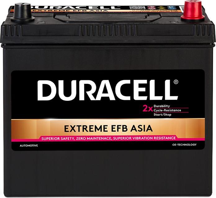 DURACELL 012555150801 - Стартерная аккумуляторная батарея, АКБ autospares.lv