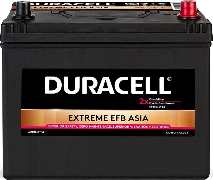 DURACELL 012570150801 - Стартерная аккумуляторная батарея, АКБ autospares.lv