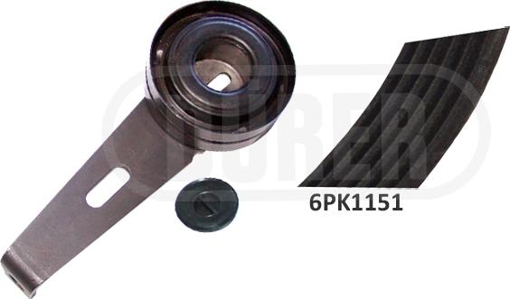 Dürer 423002 - Поликлиновый ременный комплект autospares.lv