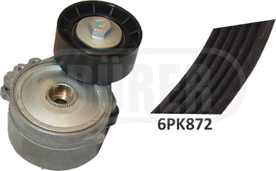 Dürer 223050 - Поликлиновый ременный комплект autospares.lv