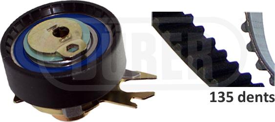 DÜRER DK181137 - Комплект зубчатого ремня ГРМ autospares.lv