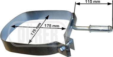 Dürer SEMB3 - Кронштейн, втулка, система выпуска ОГ autospares.lv