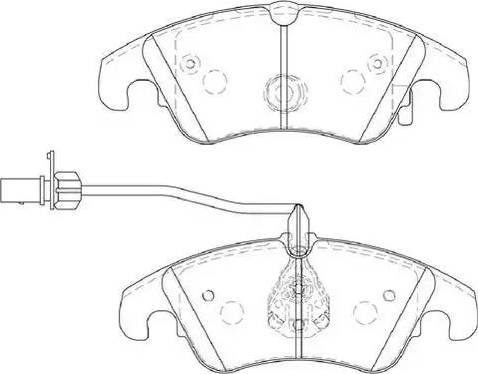 Duron DBP394044 - Тормозные колодки, дисковые, комплект autospares.lv