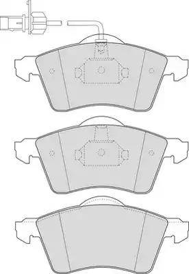 Duron DBP391518 - Тормозные колодки, дисковые, комплект autospares.lv