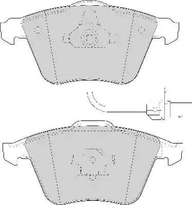 SBS 2376302 - Тормозные колодки, дисковые, комплект autospares.lv