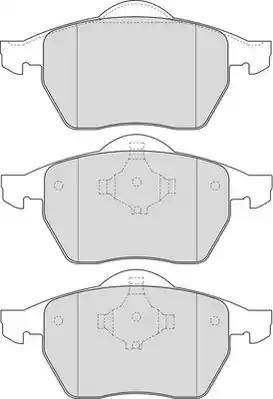 Duron DBP391167 - Тормозные колодки, дисковые, комплект autospares.lv