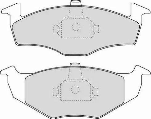 Duron DBP391101 - Тормозные колодки, дисковые, комплект autospares.lv