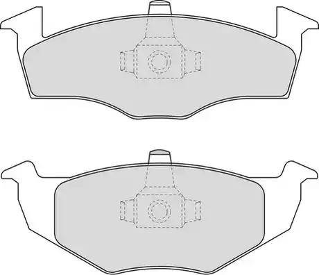 Duron DBP391288 - Тормозные колодки, дисковые, комплект autospares.lv