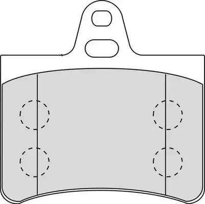 Duron DBP341413 - Тормозные колодки, дисковые, комплект autospares.lv