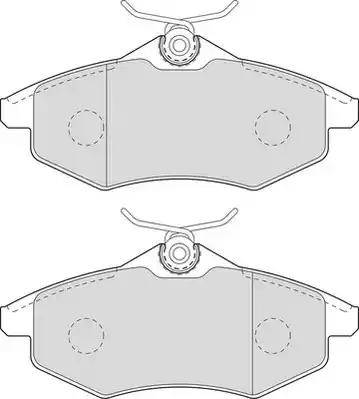 Duron DBP341542 - Тормозные колодки, дисковые, комплект autospares.lv