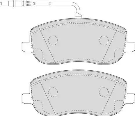 Duron DBP341556 - Тормозные колодки, дисковые, комплект autospares.lv