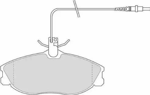 Duron DBP341063 - Тормозные колодки, дисковые, комплект autospares.lv