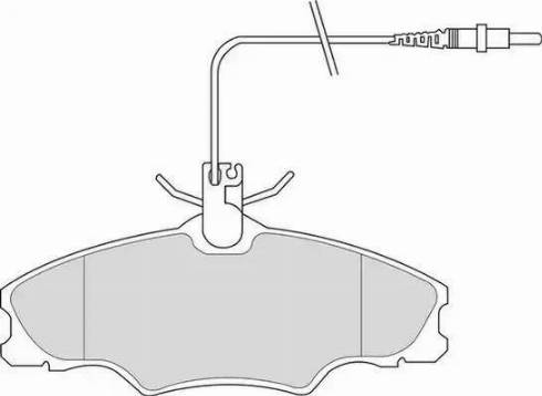 Duron DBP341062 - Тормозные колодки, дисковые, комплект autospares.lv