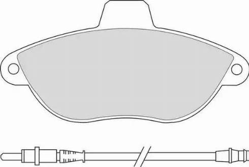 Duron DBP341002 - Тормозные колодки, дисковые, комплект autospares.lv