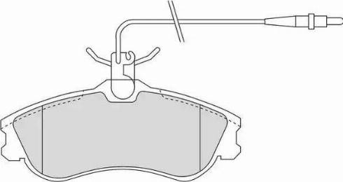 Duron DBP341112 - Тормозные колодки, дисковые, комплект autospares.lv