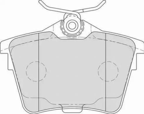 Duron DBP341727 - Тормозные колодки, дисковые, комплект autospares.lv