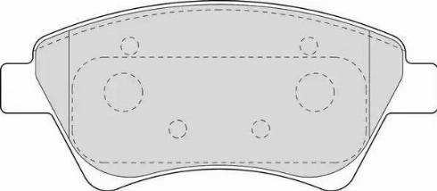 Duron DBP351544 - Тормозные колодки, дисковые, комплект autospares.lv